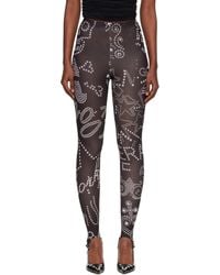 VAQUERA - Rhinestuds Leggings - Lyst