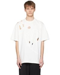 Feng Chen Wang - Cutout T-Shirt - Lyst