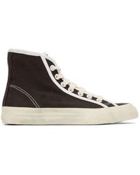 RE/DONE 70s High Top Trainers - Black