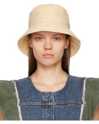 Chloé - Beige Romy Bucket Hat - Lyst