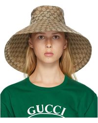 gucci flat brim hat