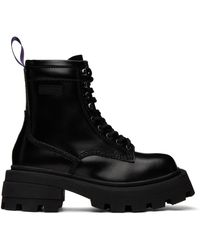 Eytys Gaia Leather Boots in Black | Lyst