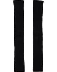 Rick Owens - ブラック Hollywood Rasato Knit アームウォーマー - Lyst