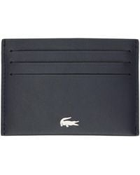 Lacoste - Navy Fitzgerald Card Holder - Lyst