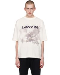 Lanvin - T-shirt blanc édition future - Lyst