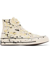 Converse - Off- Paint Splatter Chuck 70 Hi Sneakers - Lyst