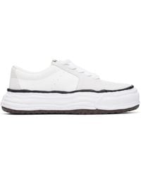 Maison Mihara Yasuhiro - Off- 'Eric' Og Sole Mix Material Low-Top Sneakers - Lyst