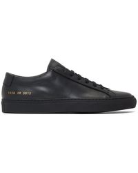Common Projects Navy Original Achilles Low Trainers - Blue
