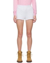T By Alexander Wang - Puff Logo Shorts - Lyst