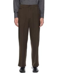 Amomento - Tapered Wool Trousers - Lyst