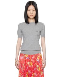 Versace - Pull gris à méduse - Lyst