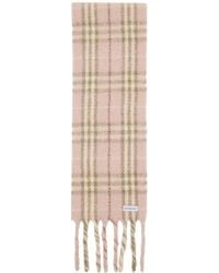 Burberry - Small Check Scarf - Lyst