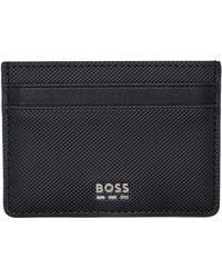 BOSS - Emed Faux-Leather Card Holder - Lyst