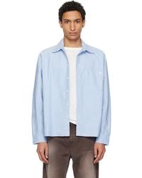 Merz B. Schwanen - Modern-Cut Cotton Oxford Long Sleeve Shirt - Lyst