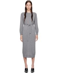 MM by Max Mara - グレー Scrivia ミディアムワンピース - Lyst
