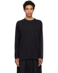 Y-3 - Oversized Gradient Stripes Long Sleeve T-Shirt - Lyst