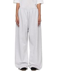 Acne Studios - Fleece Logo Sweatpants - Lyst
