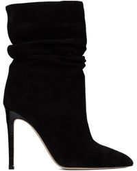 Paris Texas - High Heels Ankle Boots In Black Suede - Lyst