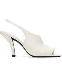 TOTEME - Contour Naplack Slingback Heeled Sandals - Lyst