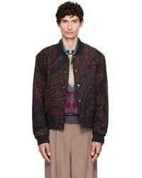 Dries Van Noten - Wool Bomber Jacket - Lyst