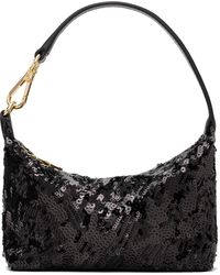Ganni - Black Small Butterfly Small Pouch Sequin Bag - Lyst