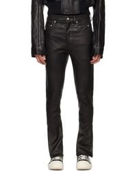 Rick Owens - 'Suicide' Edition Temple Rev Leather Pants - Lyst