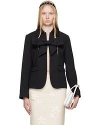 【関税込み】Shushu/Tong ブラック Waist テーラードジャケット ShuShu/Tong ブラック Waist テーラードジャケット ブラック | Lyst