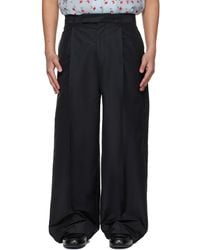 Jil Sander - Pleated Taffeta Trousers - Lyst