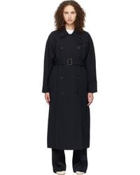 A.P.C. - Belted Trench Coat - Lyst