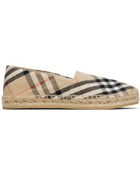 Burberry - Check Mews Espadrilles​ - Lyst