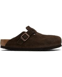 Birkenstock - Regular Boston Soft Footbed Slip-On Loafers - Lyst