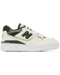 New Balance - Off-white & Green 550 Sneakers - Lyst