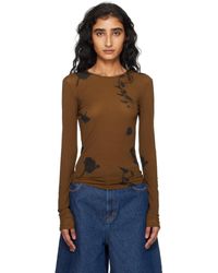 MM by Max Mara - Effetto Long Sleeve T-Shirt - Lyst