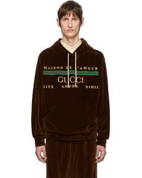 Sweats A Capuche Gucci Pour Homme Lyst Fr