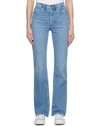 FRAME - Blue 'the Slim Stacked' Jeans - Lyst