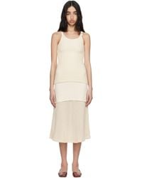 Wales Bonner - Off- Serenity Maxi Dress - Lyst