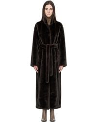 Frankie Shop - Ravello Faux-Fur Robe Coat - Lyst