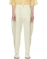 Lemaire - Belted Trousers - Lyst