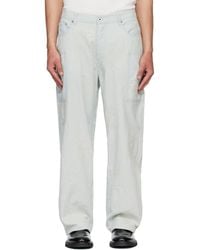 KENZO - Paris Cartoon' Embroidered Cargo Pants - Lyst