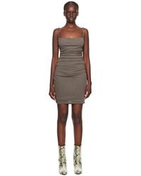 Nanushka - Gray Adie Minidress - Lyst