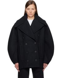 Jacquemus - 'The Ovalo' Peacoat - Lyst