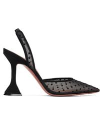 AMINA MUADDI - Holli 95 Lace Sling Heels - Lyst
