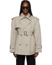 Wardrobe NYC - Clean Mini Trench Coat - Lyst