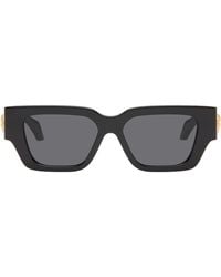 Versace - Medusa Plaque Sunglasses - Lyst