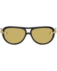 Bottega Veneta - Knot Aviator Sunglasses - Lyst