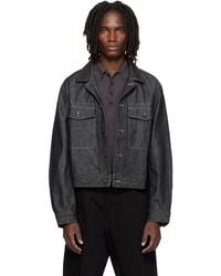 Lemaire - Denim Trucker Jacket - Lyst