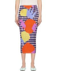 Pleats Please Issey Miyake - Market Midi Skirt - Lyst