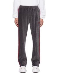 Needles - Gray Embroidered Sweatpants - Lyst
