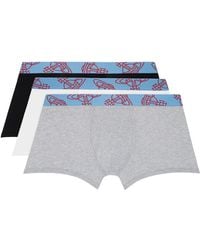 Vivienne Westwood - Three-Pack Cotton Boxer Briefs - Lyst