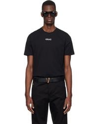 Versace - Embroidered Cotton-Jersey Slim T-Shirt - Lyst